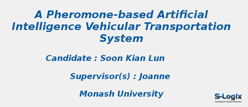 A Pheromone-based Artificial Intelligence Vehicular Transportation System