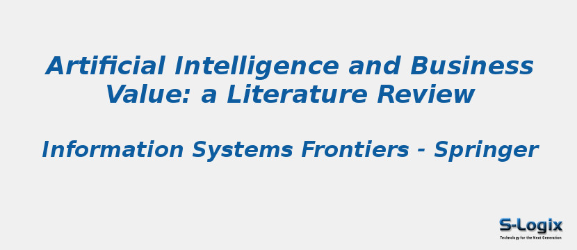 artificial intelligence and business value a literature review