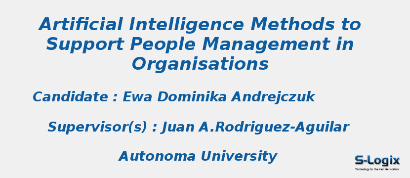 Artificial Intelligence Methods to Support People Management in Organisations