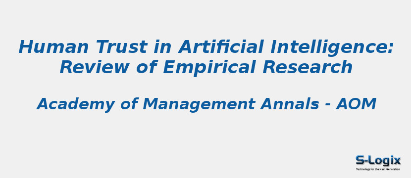 Human Trust in Artificial Intelligence: Review of Empirical Research
