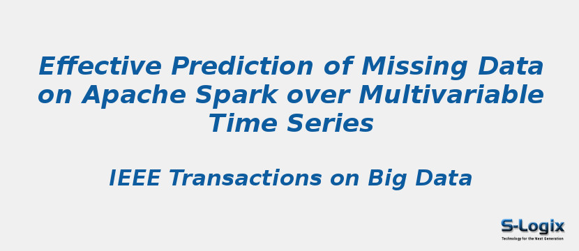 Effective Prediction of Missing Data on Apache Spark over Multivariable Time Series