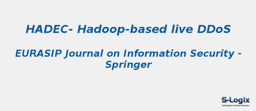 HADEC- Hadoop-based live DDoS