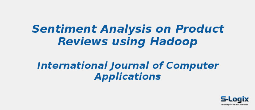 Sentiment Analysis on Product Reviews using Hadoop