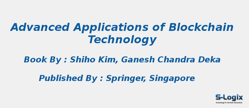 Advanced Applications of Blockchain Technology