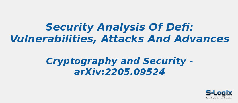 Security Analysis Of Defi: Vulnerabilities, Attacks And Advances