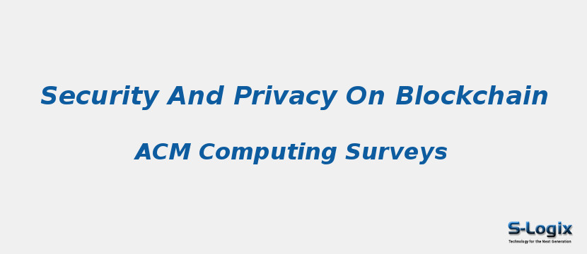 Security And Privacy On Blockchain