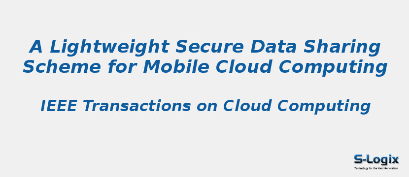 A Lightweight Secure Data Sharing Scheme for Mobile Cloud Computing