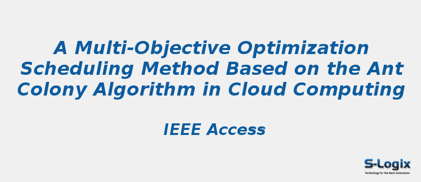 A Multi-Objective Optimization Scheduling Method Based on the Ant Colony Algorithm in Cloud Computing