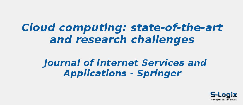 Cloud computing: state-of-the-art and research challenges