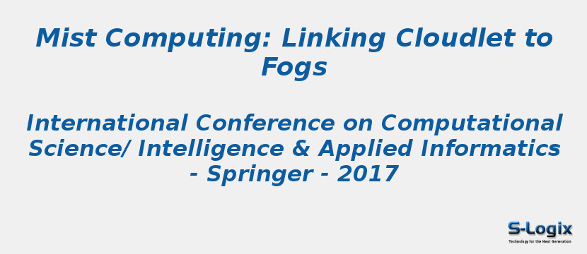 Mist Computing: Linking Cloudlet to Fogs