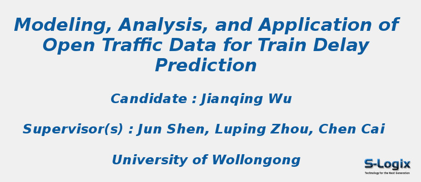 Modeling, Analysis, and Application of Open Traffic Data for Train Delay Prediction