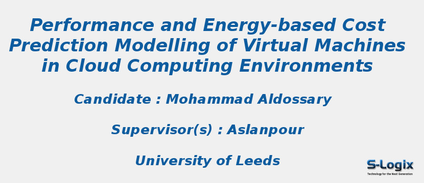 Performance and Energy-based Cost Prediction Modelling of Virtual Machines in Cloud Computing Environments