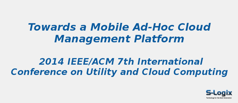 Towards a Mobile Ad-Hoc Cloud Management Platform