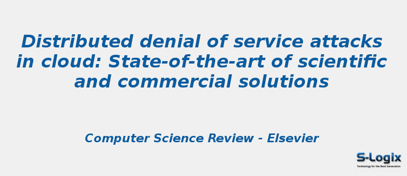 Distributed denial of service attacks in cloud: State-of-the-art of scientific and commercial solutions