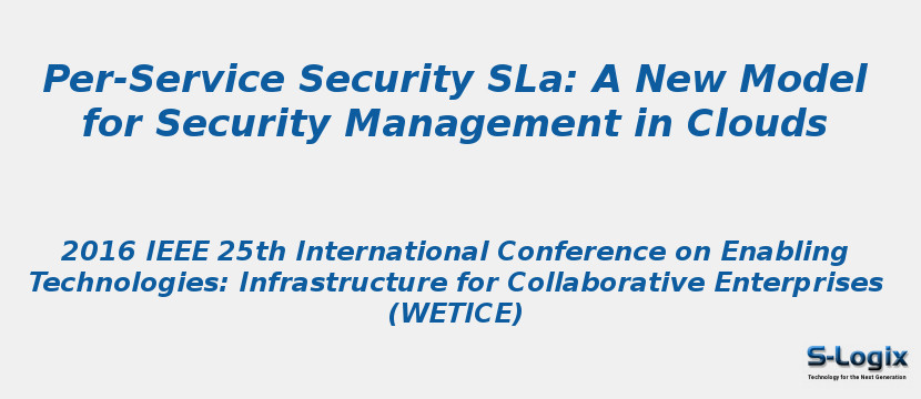 Per-Service Security SLa: A New Model for Security Management in Clouds