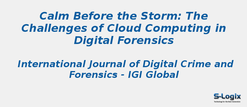 Calm Before the Storm: The Challenges of Cloud Computing in Digital Forensics
