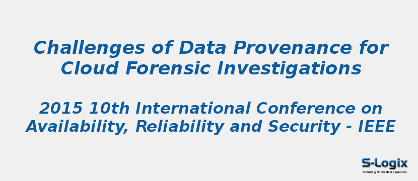 Challenges of Data Provenance for Cloud Forensic Investigations