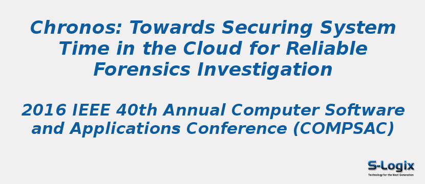 Chronos: Towards Securing System Time in the Cloud for Reliable Forensics Investigation