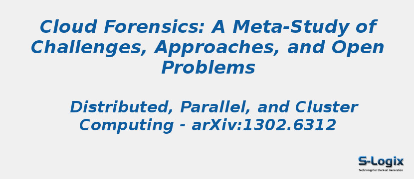 Cloud Forensics: A Meta-Study of Challenges, Approaches, and Open Problems