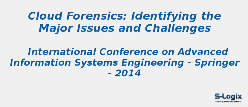 Cloud Forensics: Identifying the Major Issues and Challenges