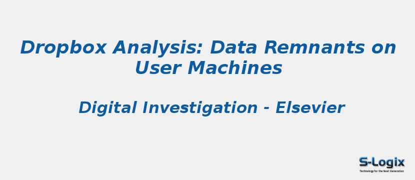 Dropbox Analysis: Data Remnants on User Machines