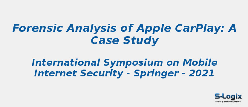 Forensic Analysis of Apple CarPlay: A Case Study