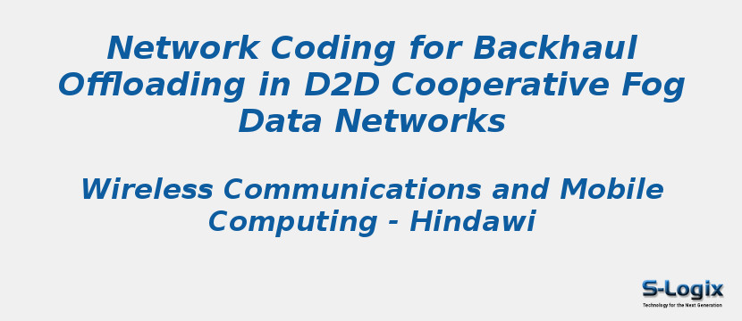 Network Coding for Backhaul Offloading in D2D Cooperative Fog Data Networks