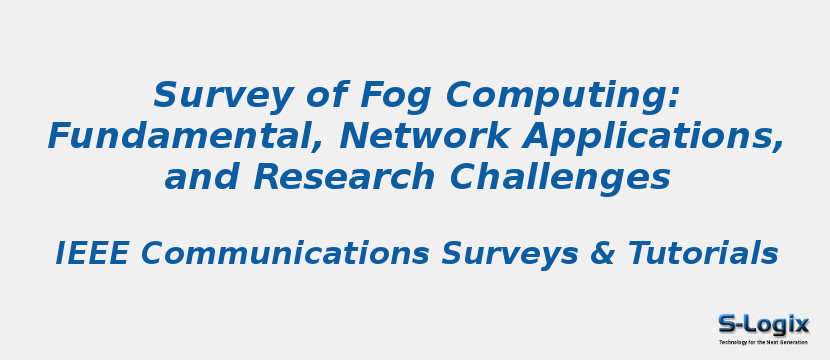 Survey of Fog Computing: Fundamental, Network Applications, and Research Challenges