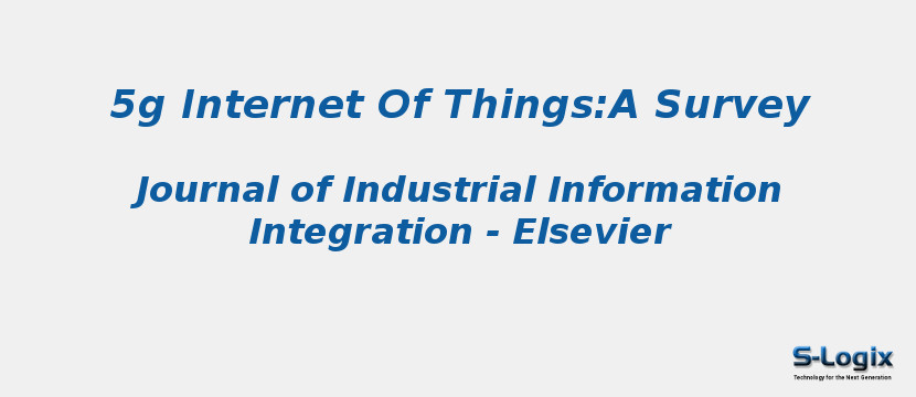 5g Internet Of Things:A Survey