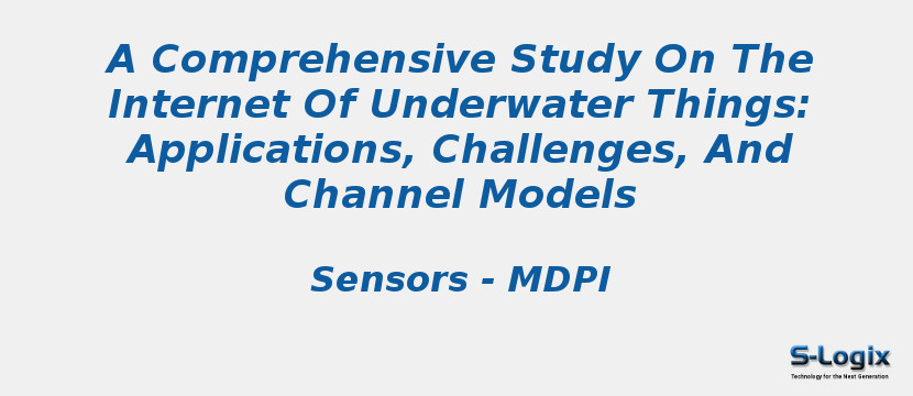 A Comprehensive Study On The Internet Of Underwater Things: Applications, Challenges, And Channel Models
