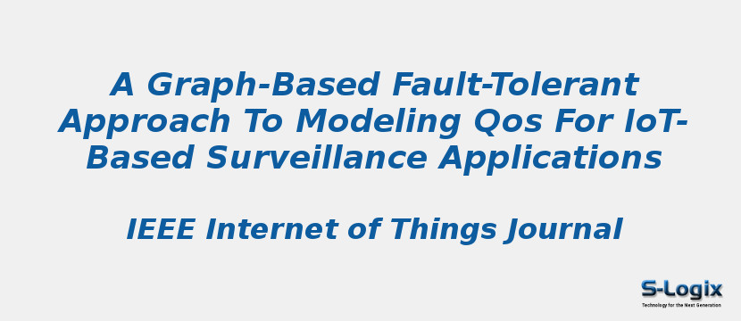 A Graph-Based Fault-Tolerant Approach To Modeling Qos For IoT-Based Surveillance Applications