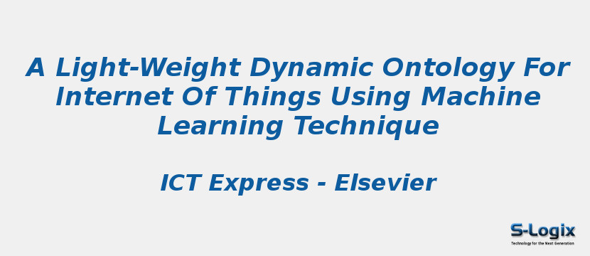 A Light-Weight Dynamic Ontology For Internet Of Things Using Machine Learning Technique