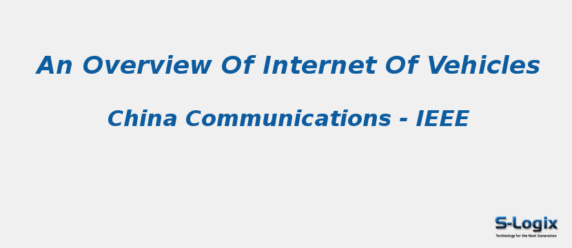 An Overview Of Internet Of Vehicles
