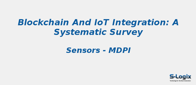 Blockchain And IoT Integration: A Systematic Survey