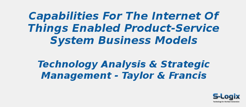 Capabilities For The Internet Of Things Enabled Product-Service System Business Models