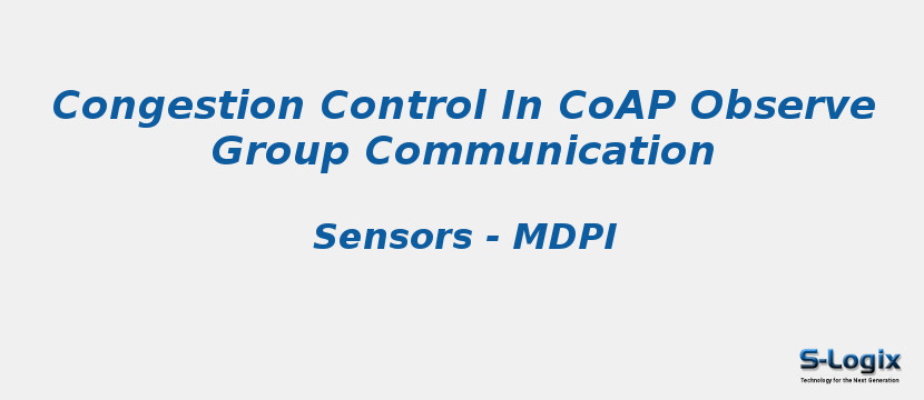 Congestion Control In CoAP Observe Group Communication