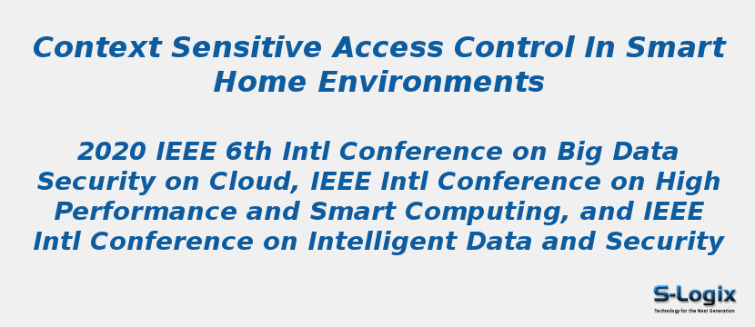 Context Sensitive Access Control In Smart Home Environments