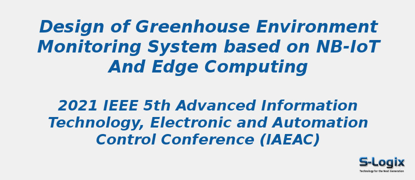 Design of Greenhouse Environment Monitoring System based on NB-IoT And Edge Computing