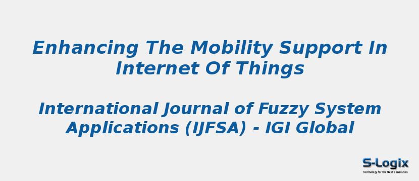 Enhancing The Mobility Support In Internet Of Things