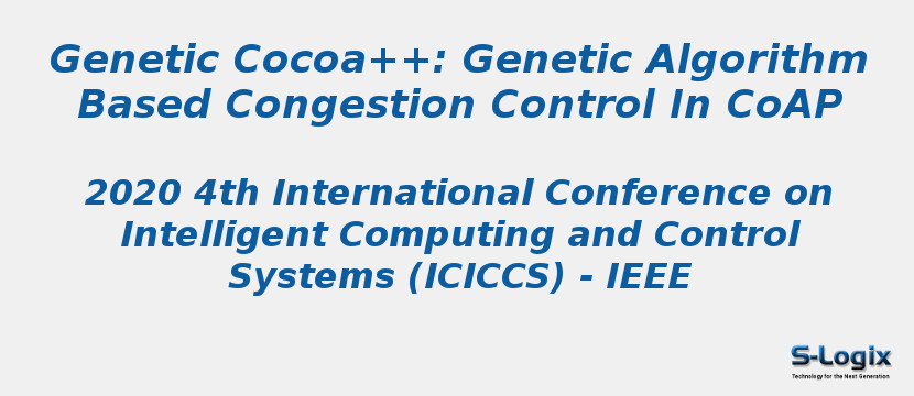 Genetic Cocoa++: Genetic Algorithm Based Congestion Control In CoAP