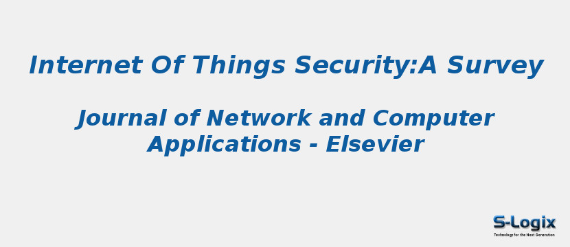 Internet Of Things Security:A Survey