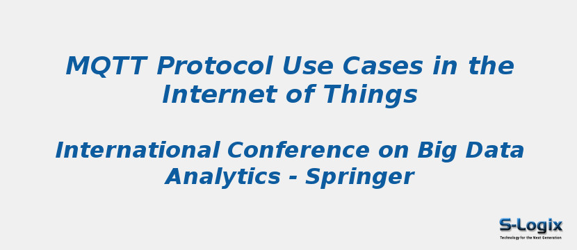 MQTT Protocol Use Cases in the Internet of Things