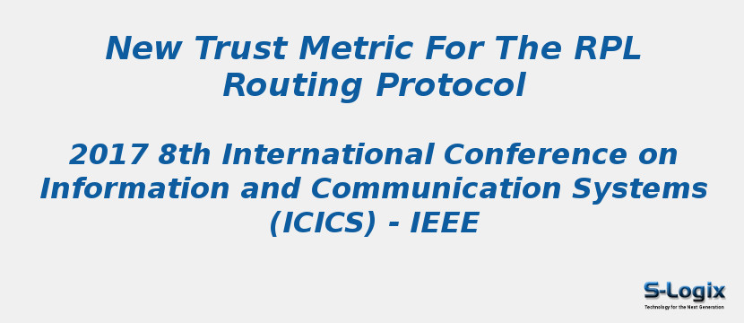 New Trust Metric For The RPL Routing Protocol