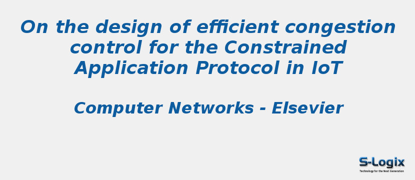 On the design of efficient congestion control for the Constrained Application Protocol in IoT