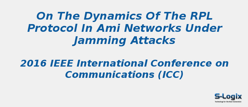 On The Dynamics Of The RPL Protocol In Ami Networks Under Jamming Attacks
