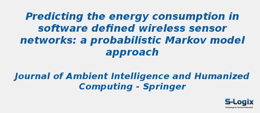 Predicting the energy consumption in software defined wireless sensor networks: a probabilistic Markov model approach