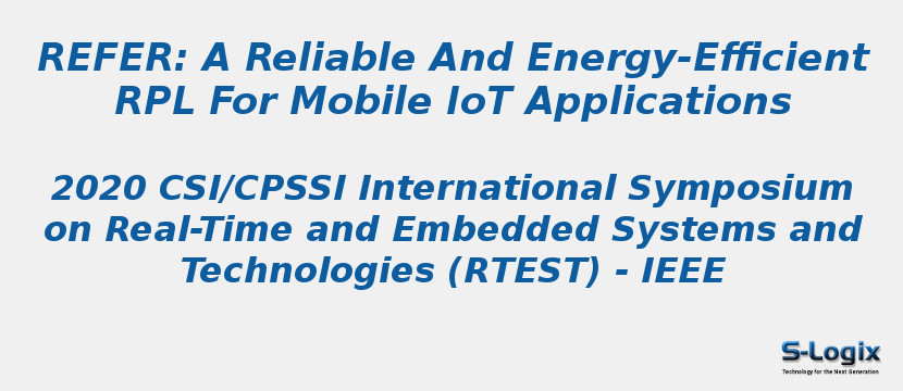 Refer: A Reliable And Energy-Efficient RPL For Mobile IoT Applications