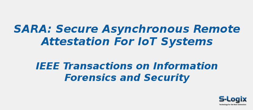 Sara: Secure Asynchronous Remote Attestation For IoT Systems