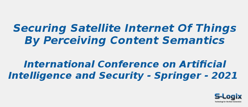 Securing Satellite Internet Of Things By Perceiving Content Semantics