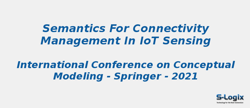 Semantics For Connectivity Management In IoT Sensing